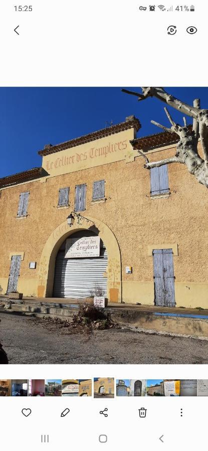 Le Logis Des Templiers Appartement Climatise Régusse Exterior foto